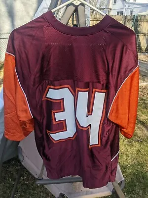 Virginia Tech Hokies #34 Jersey Med Football Nike Maroon • $19.99