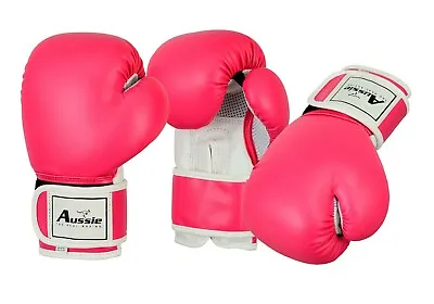 Kids Children Boxing Gloves MMA Training Sparring Punching Bag 2oz4oz6oz8oz • $29.99
