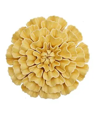 SEINHIJO Ceramic Flower Wall Decor 3D Wall Art Sculpture Home Gifts Modern Ar... • $66.48