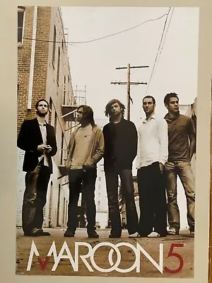 Maroon 5 Rare Authentic 2004 Poster • $39.99