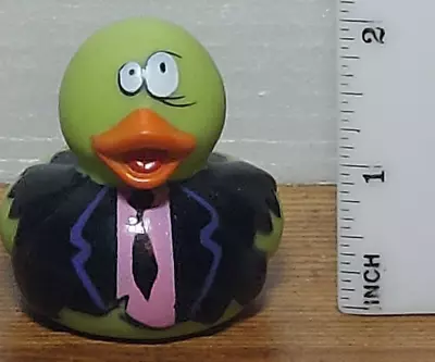 Green & Black Zombie Halloween 2  Rubber Duck Duckie With Neck Tie • $8.99