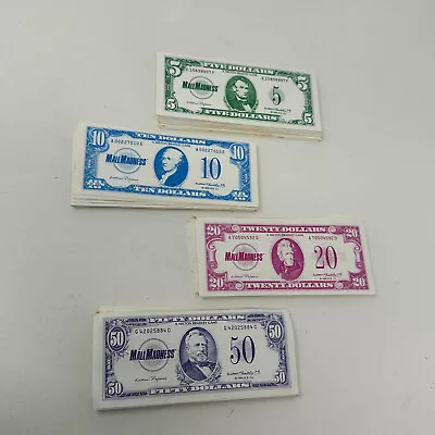 Mall Madness Board Game Replacement Part Pieces Fake Play Money Bank Tender 1989 • $9.88