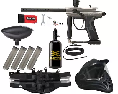 New Kingman Spyder Fenix Legendary Paintball Gun Package Complete Kit - Grey • $256.74