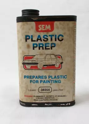 Vintage Car  Automotive  Restoration SEM Empty Plastic Prep For Painting Can  • $14.95