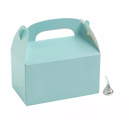 Light Blue Favor Gable Box Party Supplies 12 Pieces • $13.66