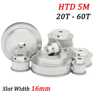 HTD 5M Timing Belt Pulley With Step 20T-60T Bore 5-25mm For 15mm Wide Belt CNC • $5.98