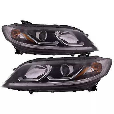 Headlight Pair CAPA Certified Fits 2016-2017 Honda Accord Coupe EX EX-L • $557.92