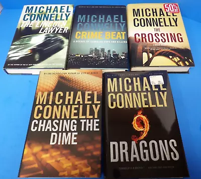 Michael Connelly Book Lot 5 Michael Connelly Hardcover Novels • $10.99