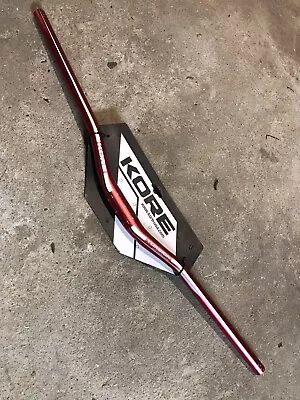 $75 • Buy NEW KORE TORSION 35 DEGREE RISE 31.8 X 800, 5 Up, 7 Back HANDLEBARS - RED