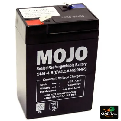 $24.90 • Buy Mojo Outdoor Decoys - Rechargeable Battery 6-volt - Hw1013