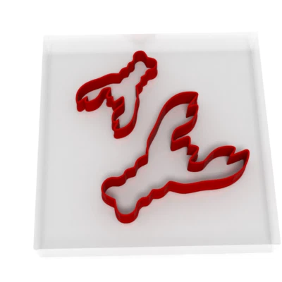 £4.29 • Buy Lobster Cookie Cutter Set Of 2 Biscuit Dough Icing Shape Ocean Shell Fish Sea