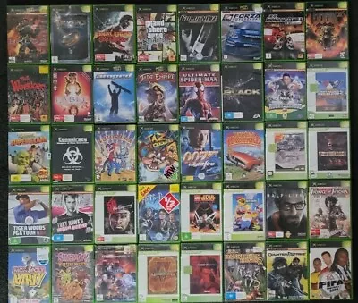 Original Xbox Games Inc Sonic GTA Halo Monopoly Simpsons Harry Potter FAST Ship • $10.79