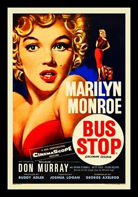 Marilyn Monroe In Bus Stop - Movie Poster Image - BIG MAGNET 3.5 X 5 Inches • $5.98