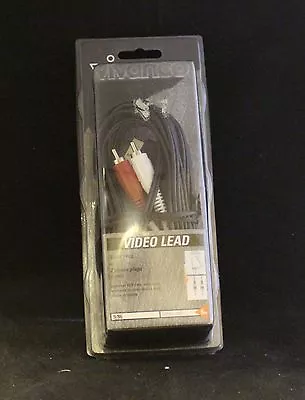 £5.25 • Buy Joblot Of 4 X  5M Vivanco Scart To 2 X Phono Lead 9/86 (12252)