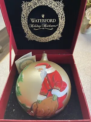 $199 • Buy **Rare** Waterford Christmas Large Ornament 10th Anniv- Signed And Numbered 77