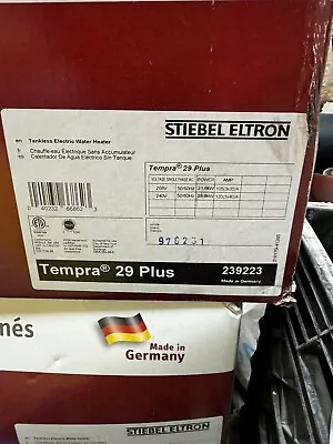 Stiebel Eltron Tempra 29 Plus Whole House Tankless Electric Water Heater • $525