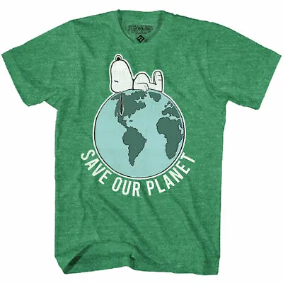 Peanuts Snoopy Save Our Planet Vintage T-Shirt • $19.99