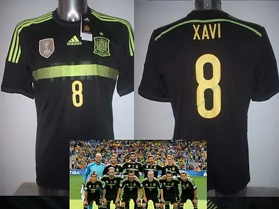 Spain Espana L XL BNWT Adidas Shirt Jersey Football Soccer Xavi Iniesta Pique + • $74.59