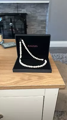 Boxed H Samuel Pearl Bead Necklace • £45.99