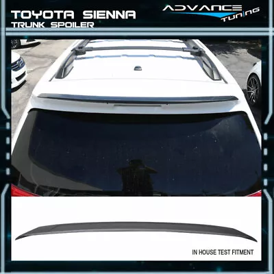 Fits 11-17 Toyota Sienna XL30 LE SE 4-Door Rear Trunk Spoiler Wing Unpainted ABS • $51.99