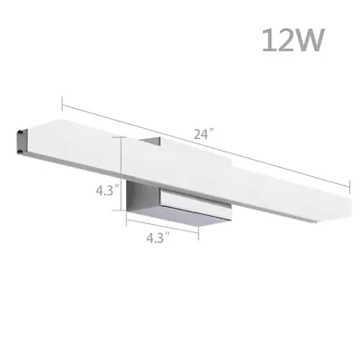 Stainless Steel Modern Bathroom Wall Lamp Fixture LED Makeup Mirror Vanity Light • $39.98