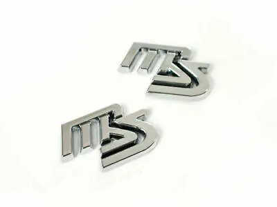 JDM NEW 2x Chrome Mazdaspeed MS Emblem Badges TRUNK BADGE FENDER BADGE • $12.79