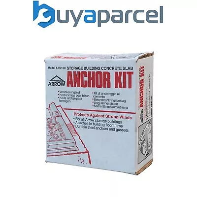 Rowlinson Metal Shed Anchor Kit Storage Building Concrete Slab Fixings • £51.67