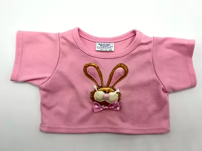 $9.99 • Buy Build A Bear Pink Shirt Brown Easter Bunny Rabbit Easter Spring Teddy Clothes