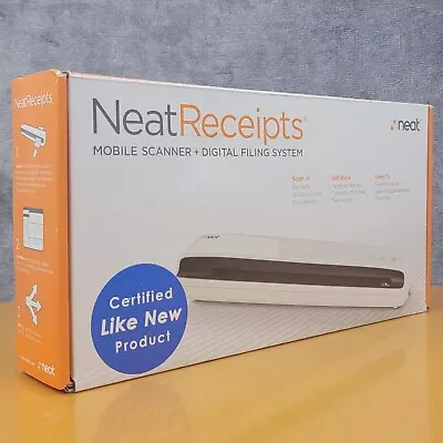 Neat Receipts Mobile Document Scanner Digital Filing System NM-1000 Certified • $44.88