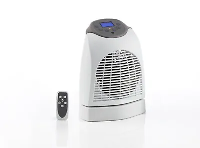 Daewoo 2000W Fan Heater With LCD & Remote Control White Oscillating • £29.99