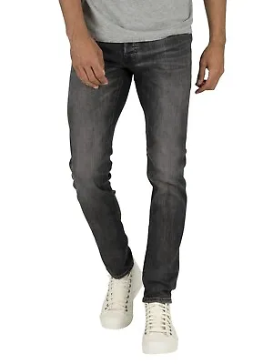 Jack & Jones New Men's Glenn 817 Slim Fit 30 32  34  36  Black Denim Jeans Pants • £16.14