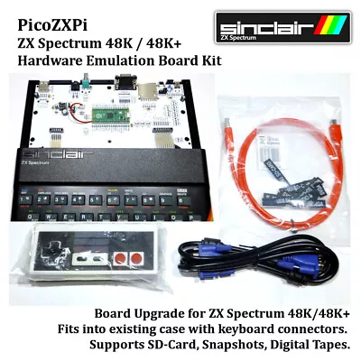 ZX Spectrum 48K 48K+ Plus PicoZXPi Hardware Emulation Board Kit Upgrade White • £68