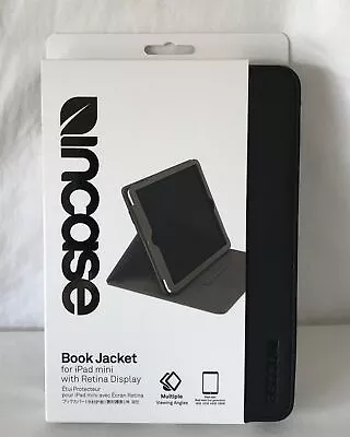 Brand New Incase BOOK JACKET For Ipad Mini 1 2 Retina & 3rd Gen BLACK CL60509 • £5.95