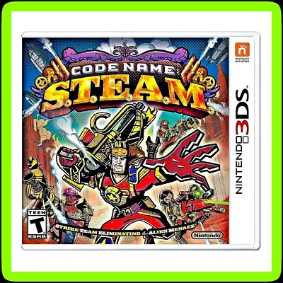 ⚙️ Code Name: S.T.E.A.M. Steam Nintendo 3DS ✅ CIB ✅ EXCELLENT CONDITION ✅ TESTED • $31.99