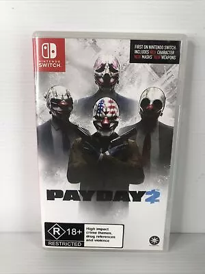 Payday 2 Game Nintendo Switch Very Good Condition FREE POSTAGE • $75.80