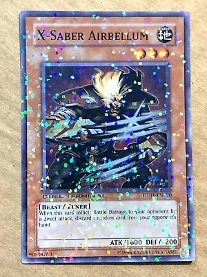 Yugioh X-Saber Airbellum DT01-EN020 Super Parallel Rare Near Mint • $19.99