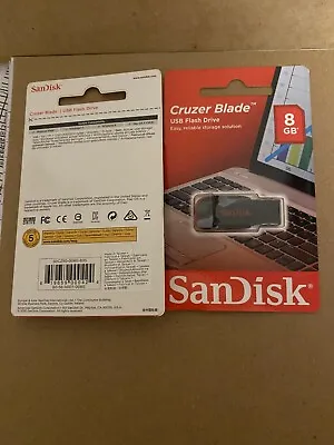 Sandisk CRUZER BLADE 8GB SDCZ50-008G-B35 USB 2.0 Flash Pen Drive 8G NEW Micro • $7