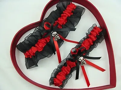  Red Black Wedding Garter Prom Garter  • $11.96