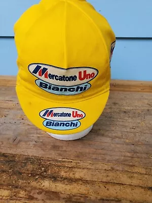 Mercatone Uno Bianchi Santini SMS Cycling Cap Beanie Hat Road Bike Race Touring • $10.95