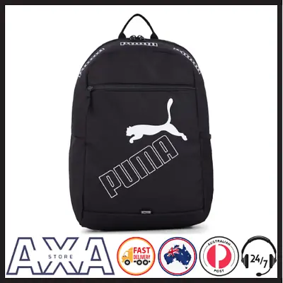 $81.61 • Buy Puma Phase Backpack II Bag 20L For Laptop Travel Sport Gym Work School - Black