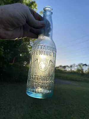 Antique Blown Chattanooga Tennessee Brewing Co Beer Bottle Faultless Wings Image • $49.99