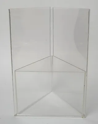 3-SIDED TABLE MENU PRODUCT ADVERTISING DISPLAY ACRYLIC MULTI PANEL HOLDER 4 X6  • $4.98