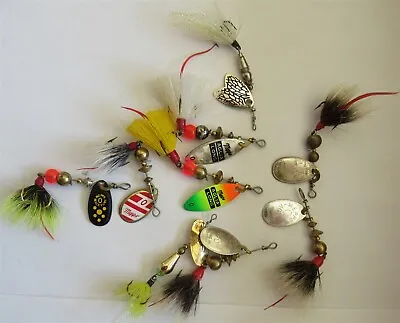 9 #0 #00 Mepp's Black Fury Aglia Long HD Thunder Bug Red / White Fish Lure • $19.99