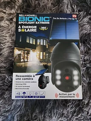 Bell+Howell Bionic Spotlight Extreme Outdoor Solar Motion Sensor • $25