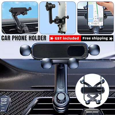 Mini Gravity Car Phone Holder Air Vent Mount For IPhone 15 14 13 Pro Max Samsung • $13.62