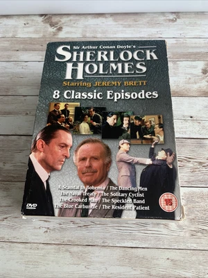 £11.95 • Buy Sherlock Holmes - 8 Classic Episodes (DVD Box-Set) Jeremy Brett Sleuth Detective