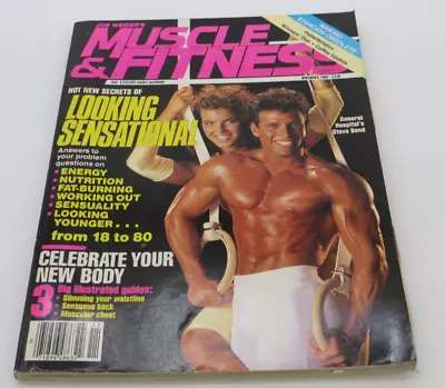 Muscle & Fitness Magazine July 1988 Body Building Lou Ferrigno Hulk Interest • $9.99