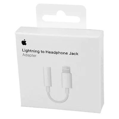 Apple Lightning To 3.5mm Headphone Jack Adapter IPhone 13/12/11 Pro Max/Mini /SE • £10.95