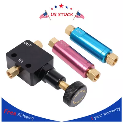 Adjustable Proportioning Brake Valve W/ 2Lb & 10Lb Disc/Drum Residual Valve Kit • $31.88