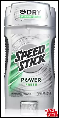 3-Pack Mennen Speed Stick Deodorant Antiperspirant 3 Ounce Power Fresh (88ml) • $18.35